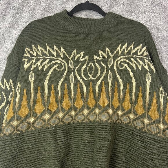 Vintage Bugatchi Wool Blend Geometric Patterned Sweater Size XLarge Men's‎ - Picture 3 of 7